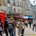 Rue Mouffetard is a busy and lively street